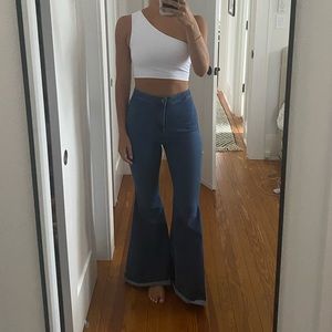 Free People Just Float On Flare Jeans